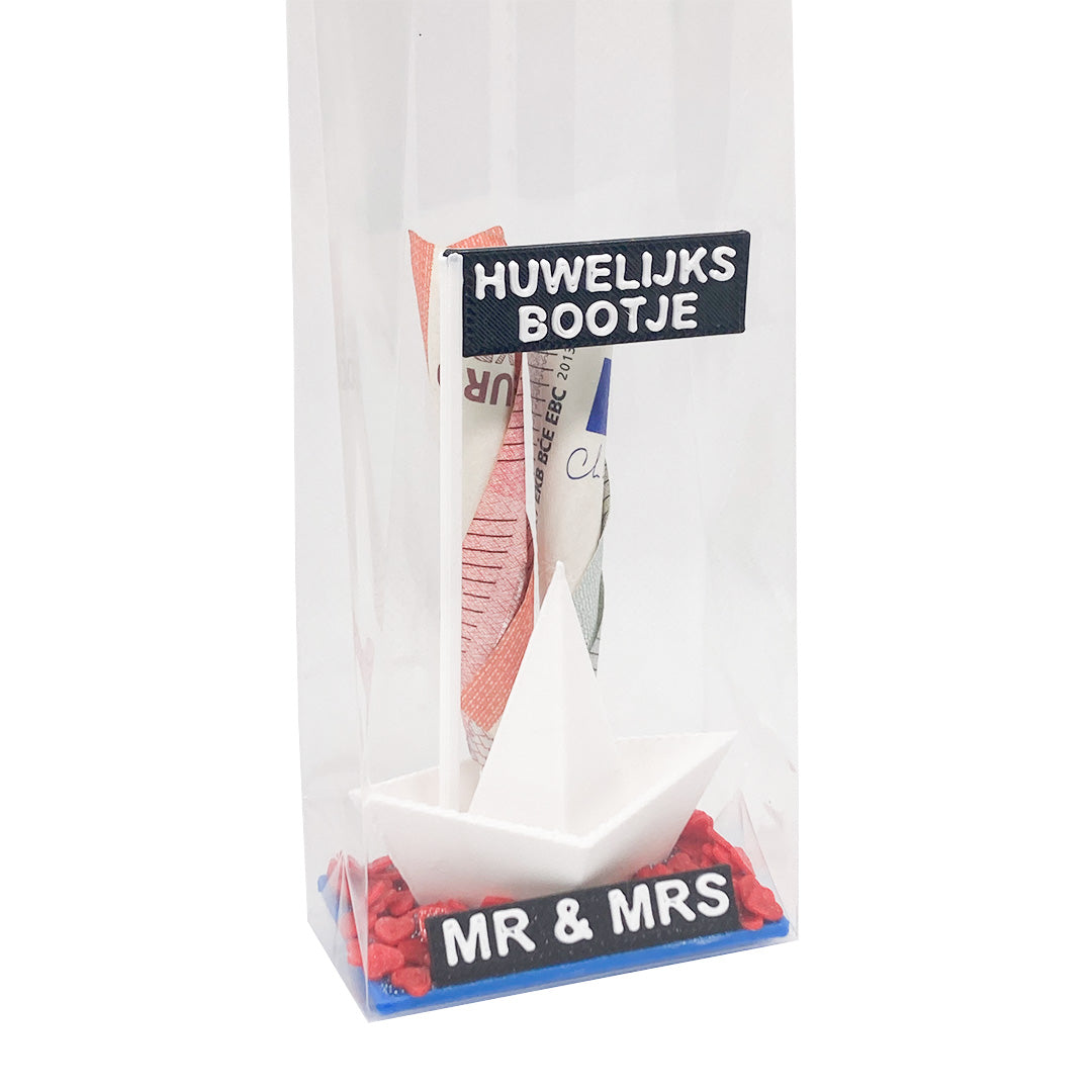 Huwelijksbootje - Bruiloft geld cadeau trouwen