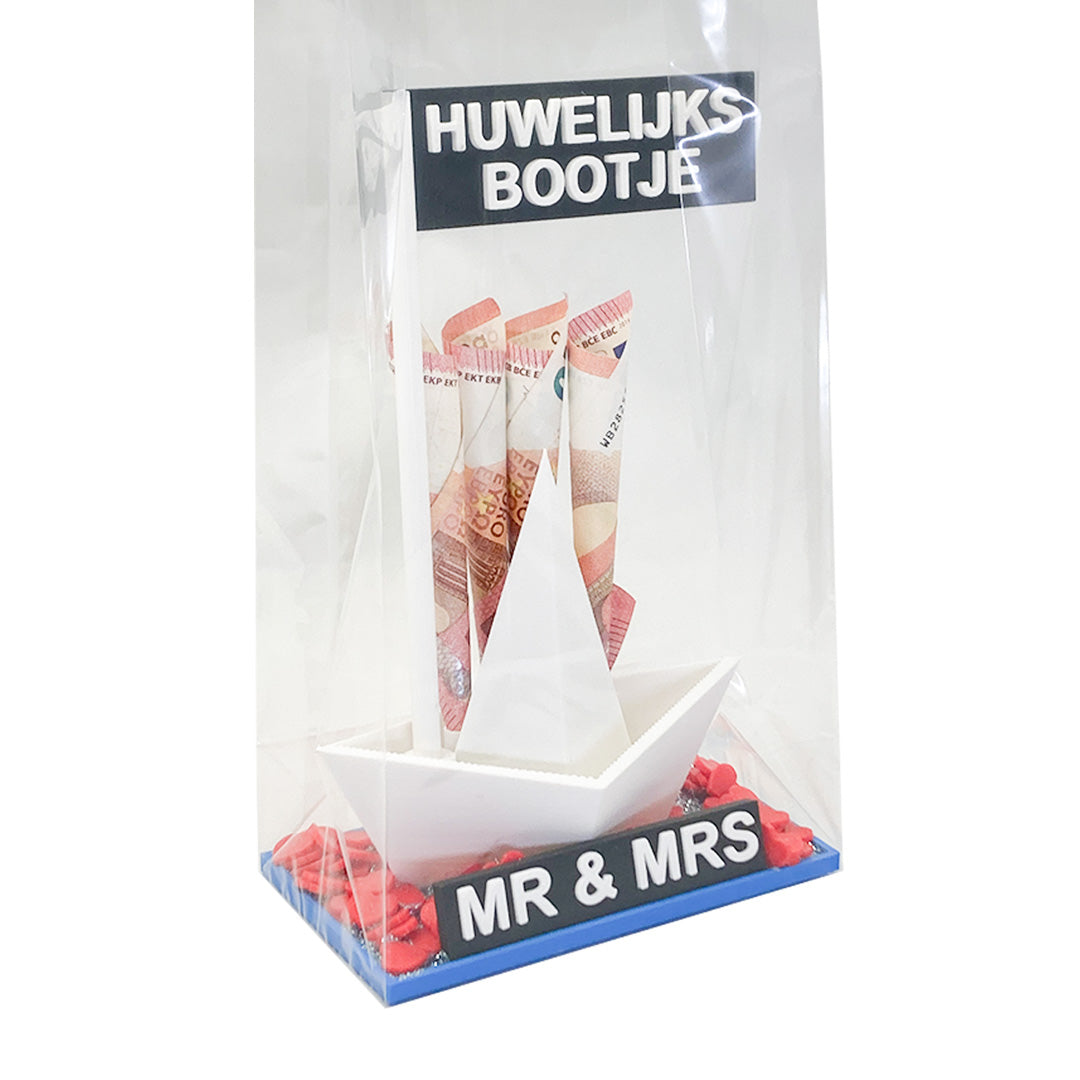 Huwelijksbootje - Bruiloft geld cadeau trouwen