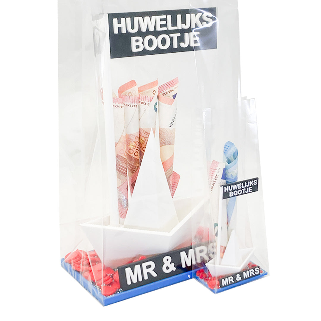 Huwelijksbootje - Bruiloft geld cadeau trouwen