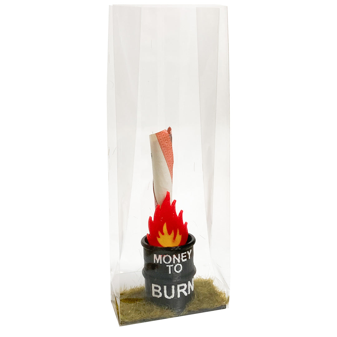 Money to Burn - Olievat met vuur