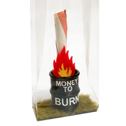 Money to Burn - Olievat met vuur