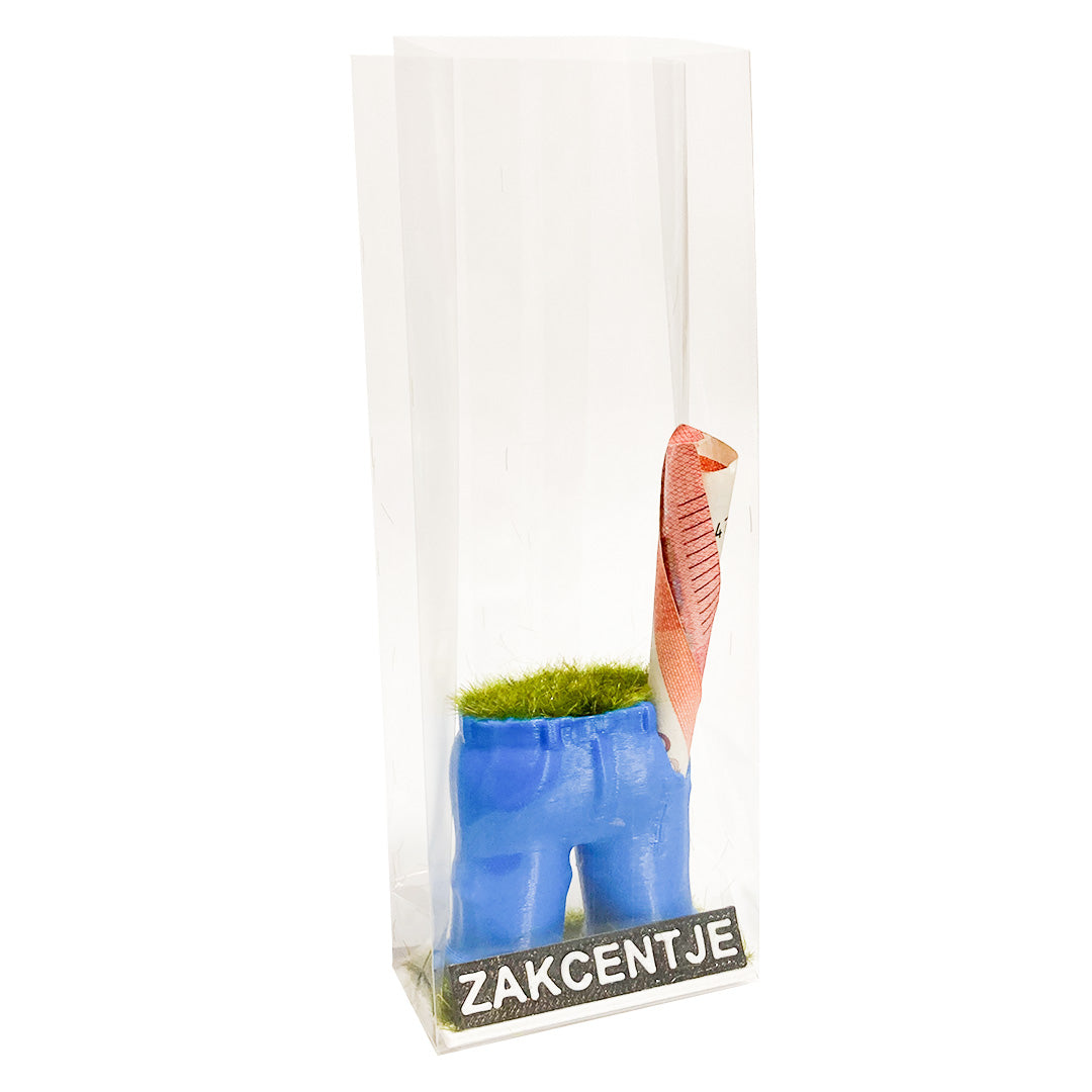 Zakcentje - Spijkerbroek met gras
