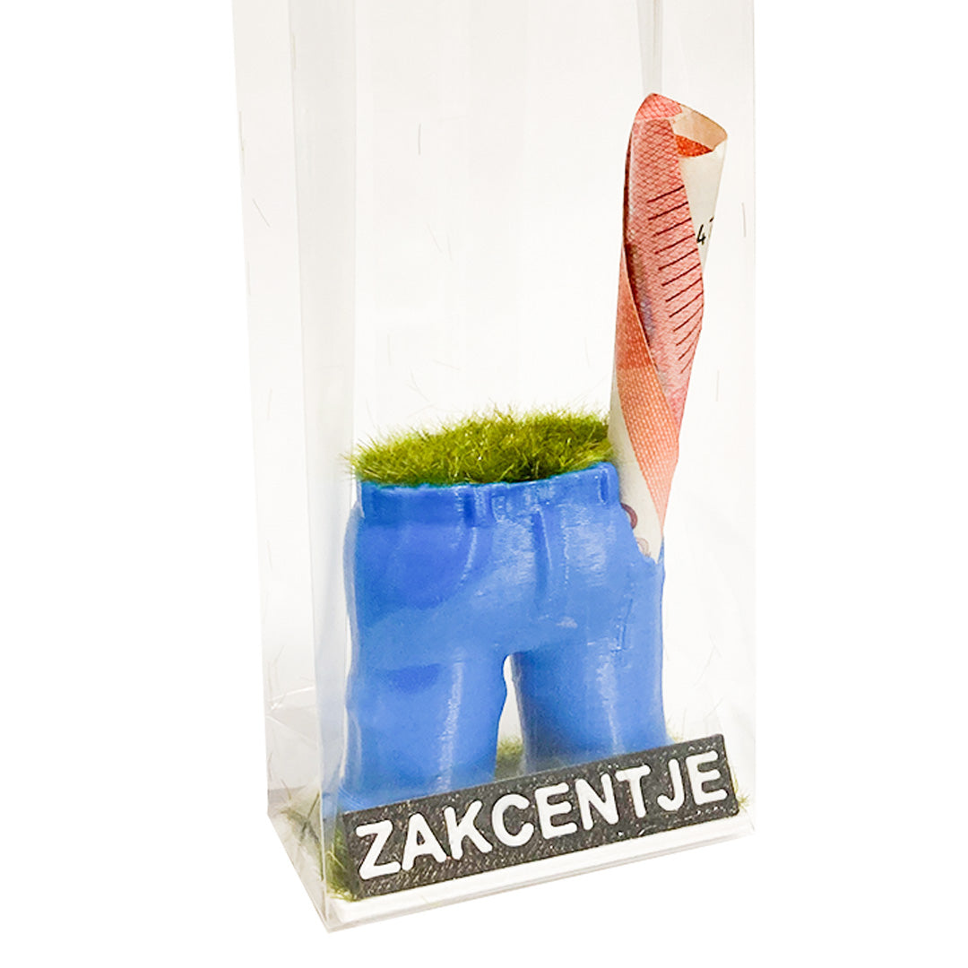 Zakcentje - Spijkerbroek met gras