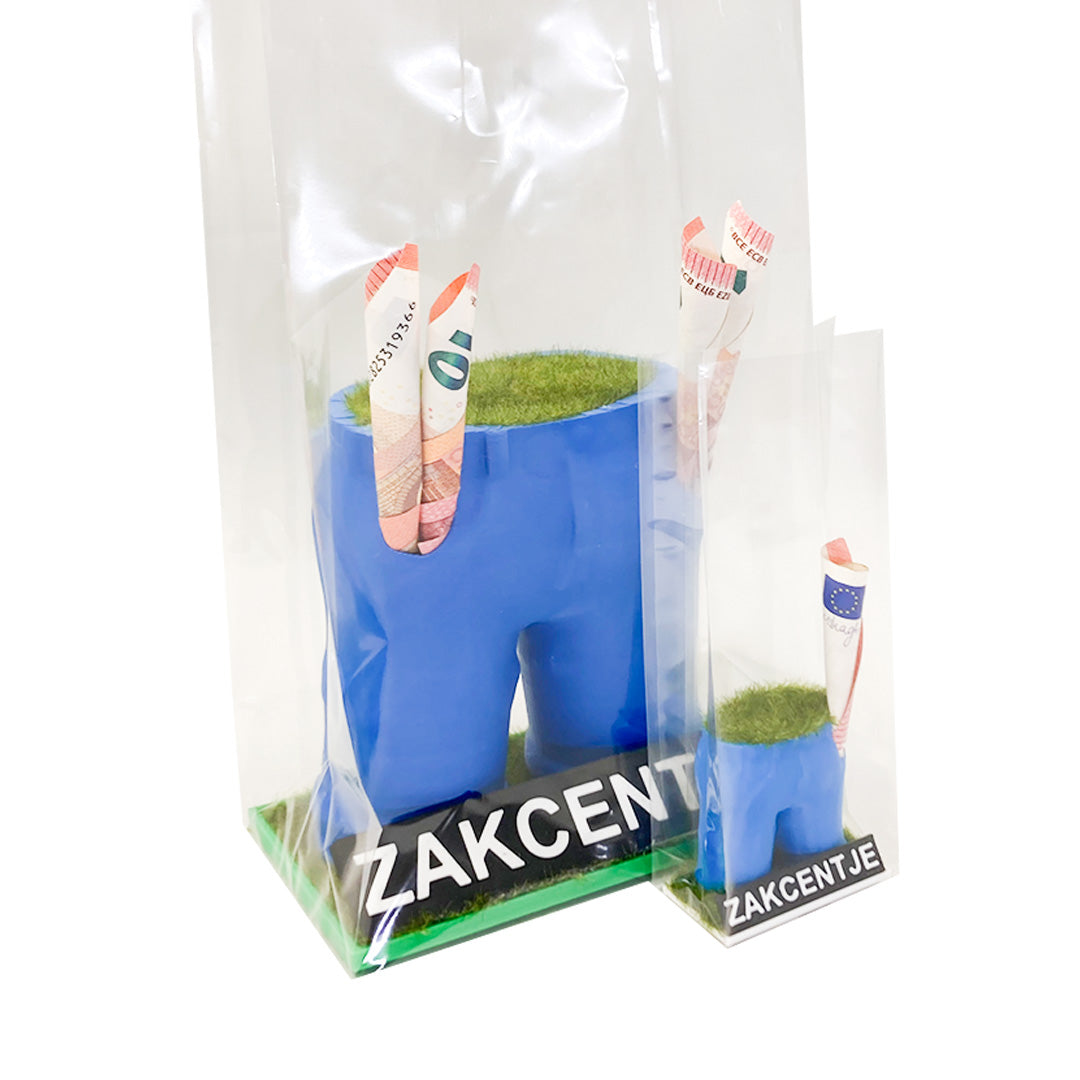 Zakcentje - Spijkerbroek met gras