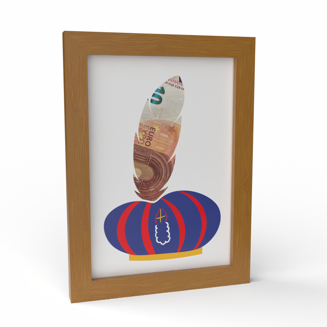 Fotolijst Geldcadeau - Pietenmuts