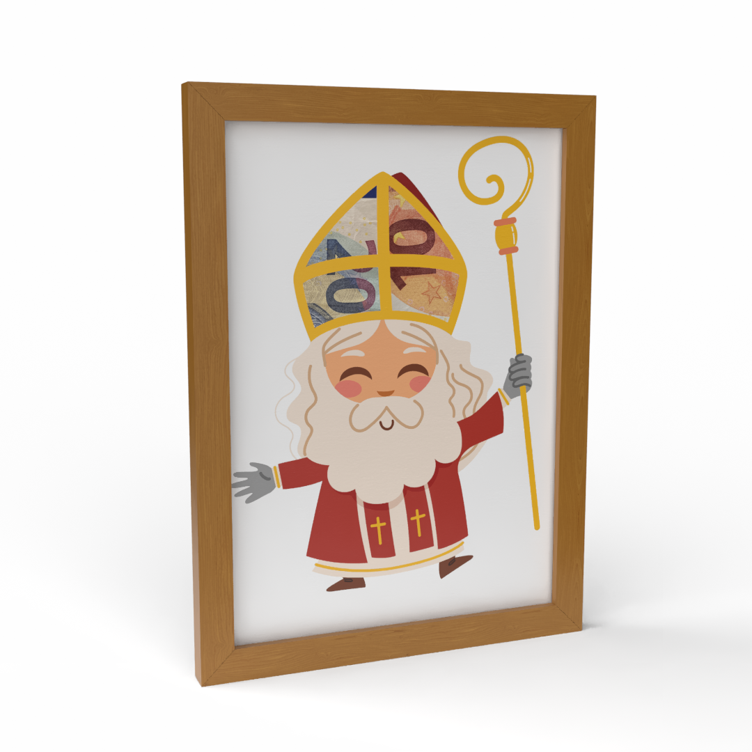 Fotolijst Geldcadeau - Sinterklaas Mijter