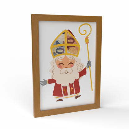 Fotolijst Geldcadeau - Sinterklaas Mijter