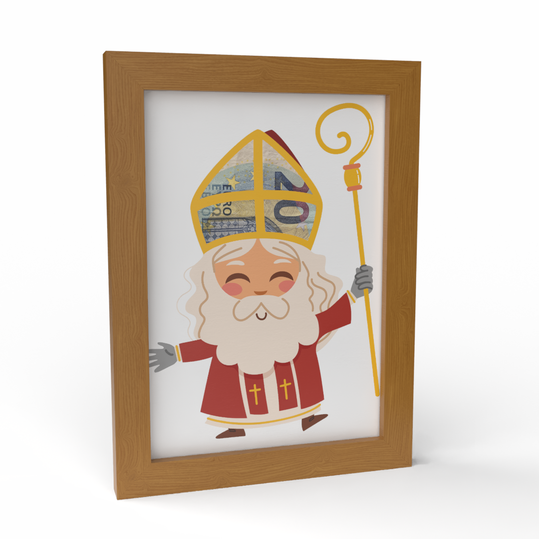 Fotolijst Geldcadeau - Sinterklaas Mijter