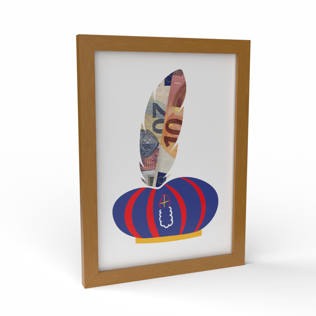 Fotolijst Geldcadeau - Pietenmuts