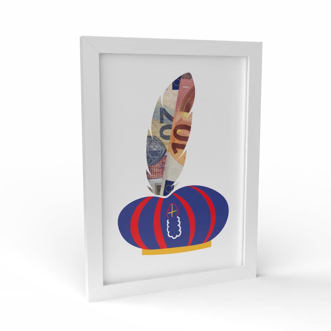 Fotolijst Geldcadeau - Pietenmuts