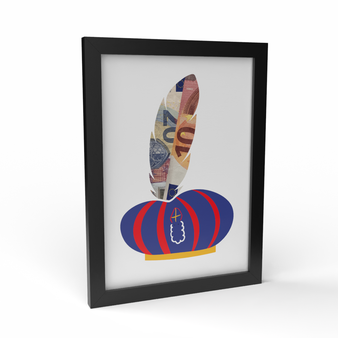 Fotolijst Geldcadeau - Pietenmuts