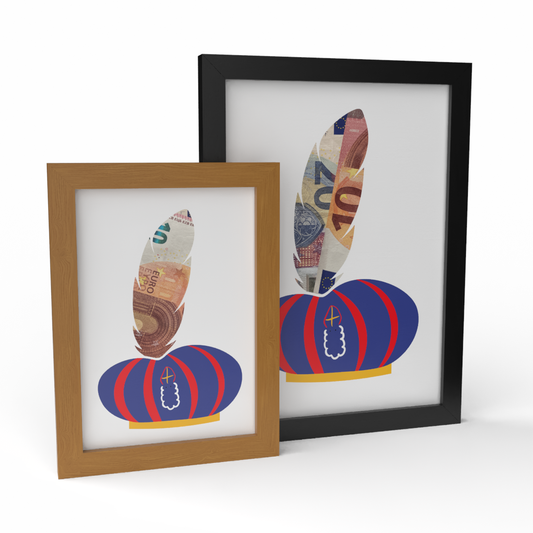 Fotolijst Geldcadeau - Pietenmuts