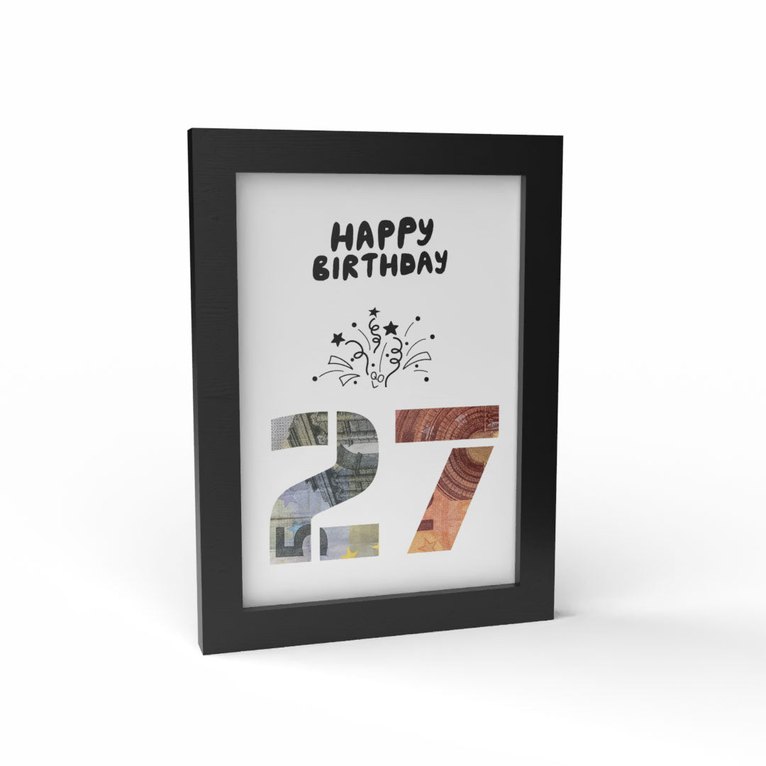 Happy Birthday Cadeaufotolijst A5