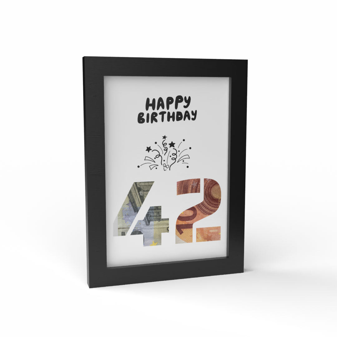 Happy Birthday Cadeaufotolijst A5