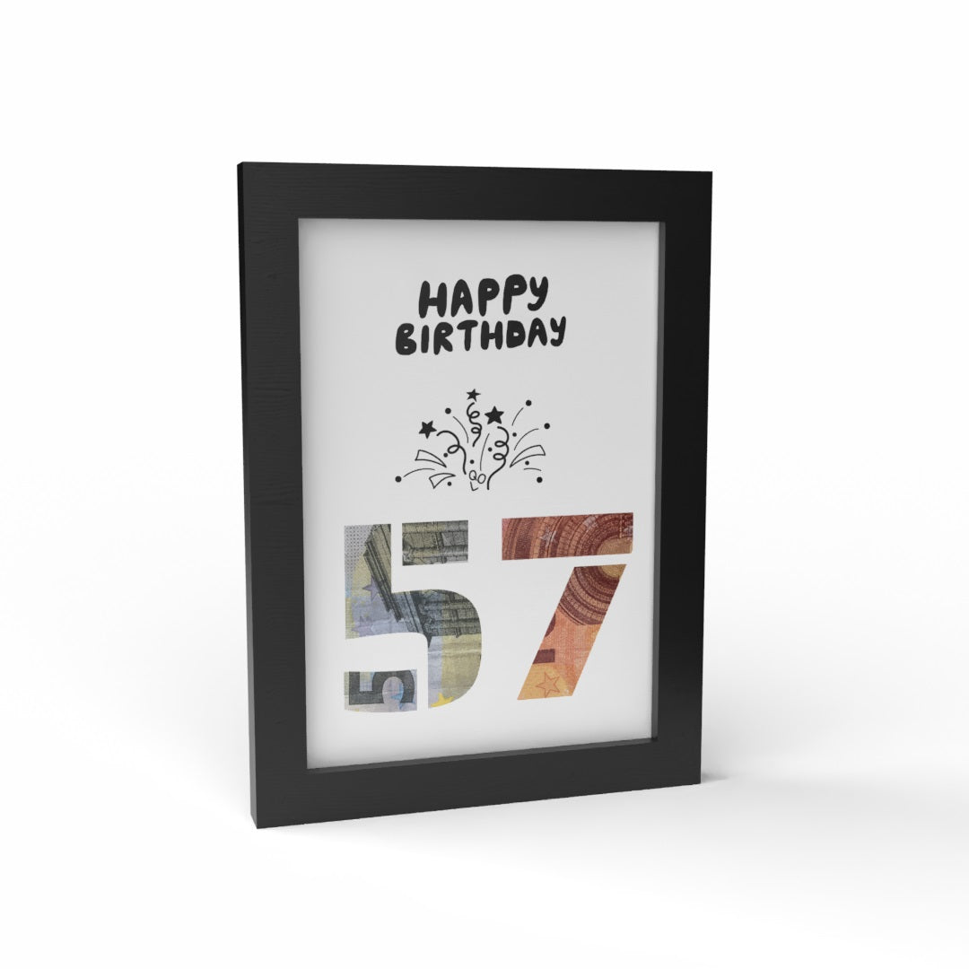 Happy Birthday Cadeaufotolijst A5