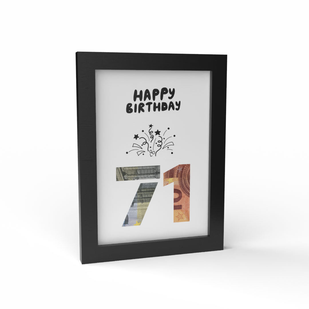 Happy Birthday Cadeaufotolijst A5