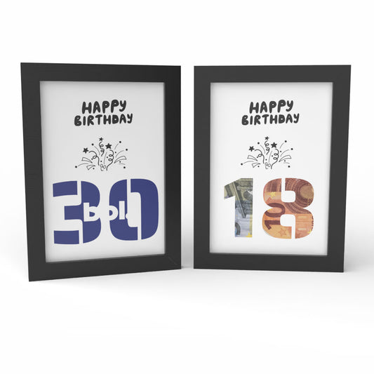 Happy Birthday Cadeaufotolijst A5